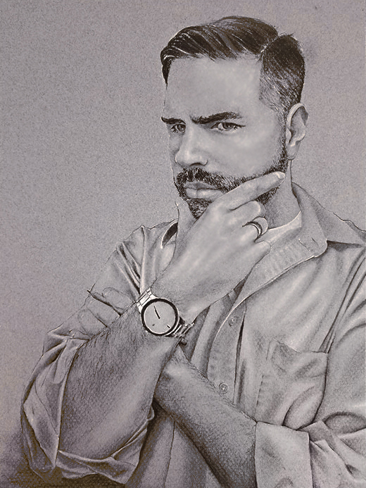 Self Portrait Drawing